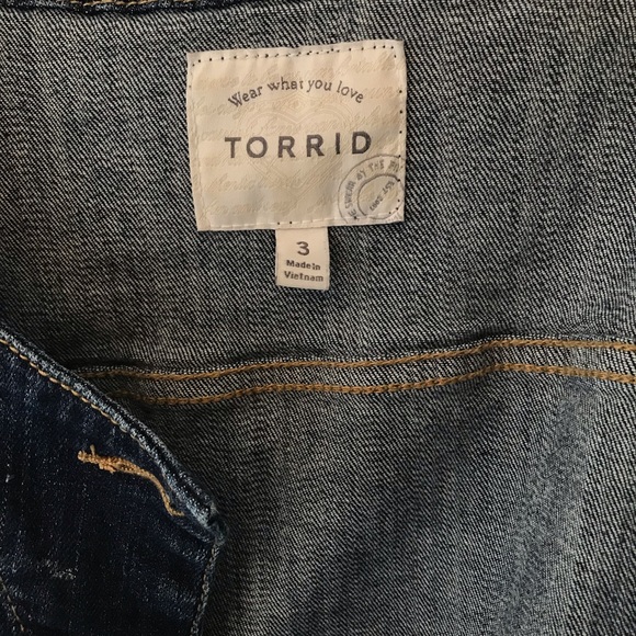 Torrid size 3 jeans jacket - Picture 2 of 3